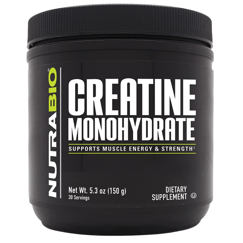 NutraBio Creatine Monohydrate Micronized - Puro Estado Fisico