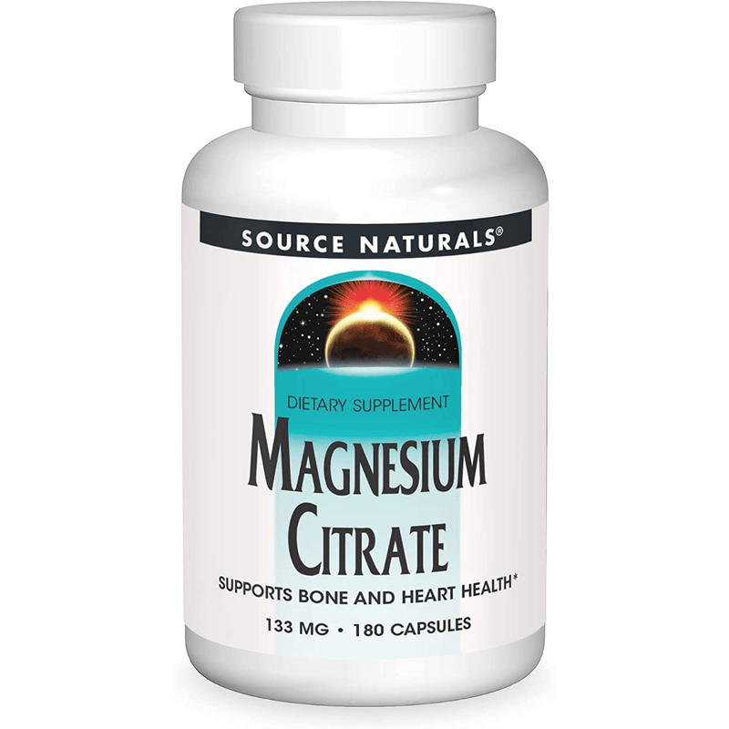 Source Naturals Magnesium Citrate - Puro Estado Fisico