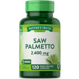 Natures Truth Saw Palmetto 2400 mg - 120 Cápsulas de Liberación Rápida - Puro Estado Fisico