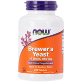 NOW Foods Brewer's Yeast - 200 Tabletas - Puro Estado Fisico