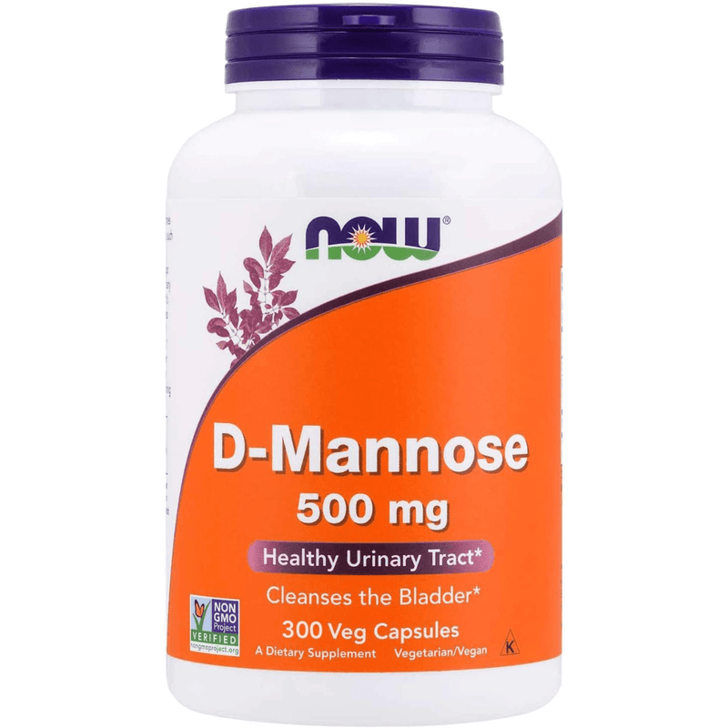 NOW Foods D-Mannose 500 mg - Puro Estado Fisico