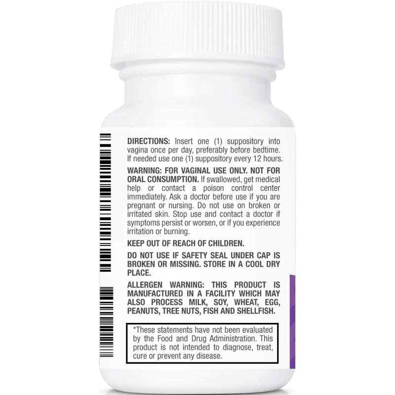 Newlife Naturals 30 Cápsulas De Ácido Bórico 600 mg Con 16 Aplicadores De Supositorios Vaginales - Puro Estado Fisico