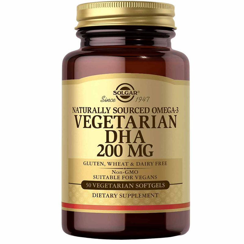 Solgar Natural Omega-3 Vegetariano - 50 Capsulas Blandas Vegetarianas - Puro Estado Fisico