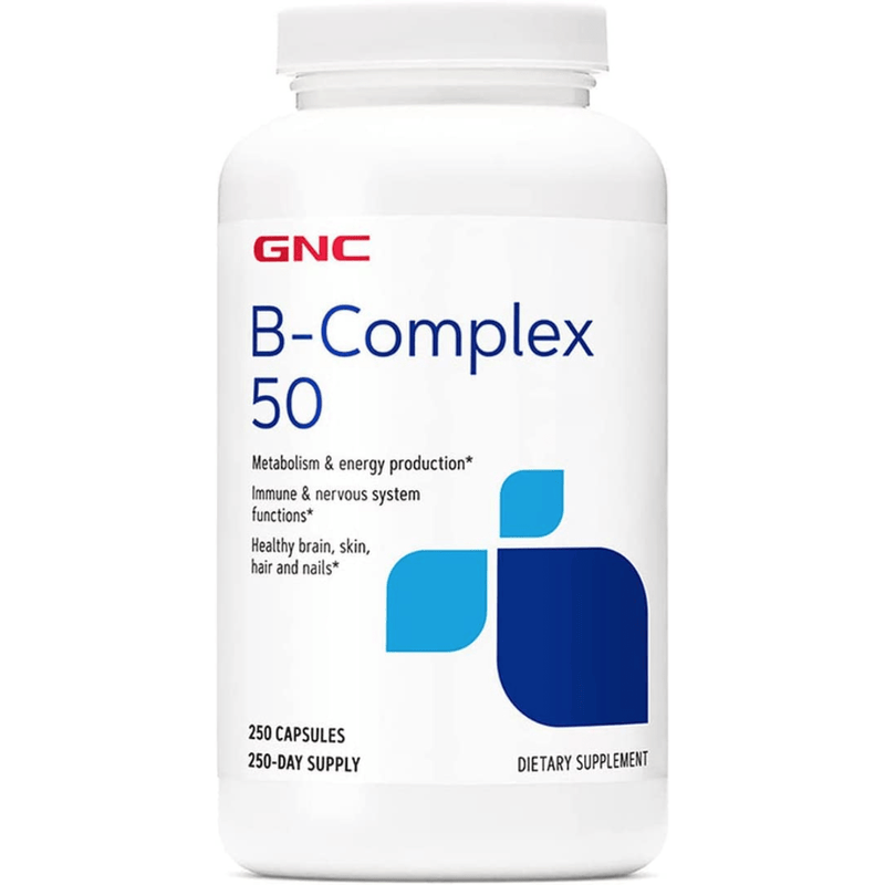 GNC B-Complex 50 - 250 Cápsulas | Puro Estado Fisico