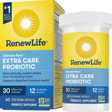 Renew Life Extra Care Probiotic 30 Billon - 60 Cápsulas Vegetarianas - Puro Estado Fisico