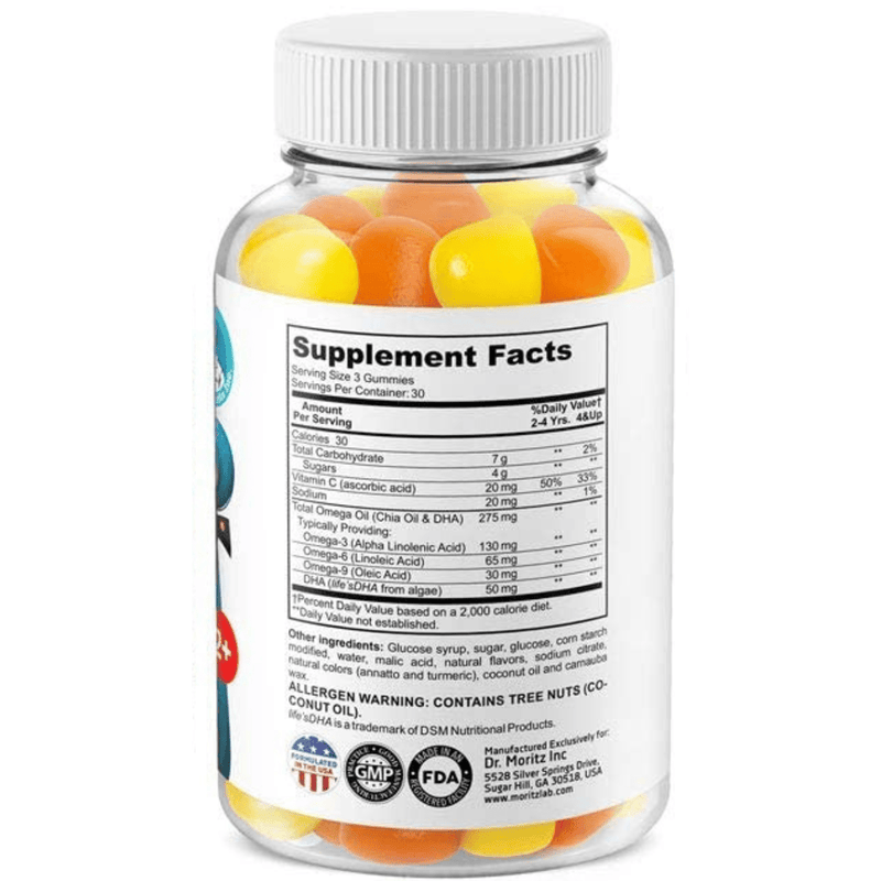 Dr.Moritz Omega 3-6-9 for Kids - 90 Gomitas - Puro Estado Fisico