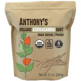 Anthonys Organic Ashwagandha - 340 g - Puro Estado Fisico