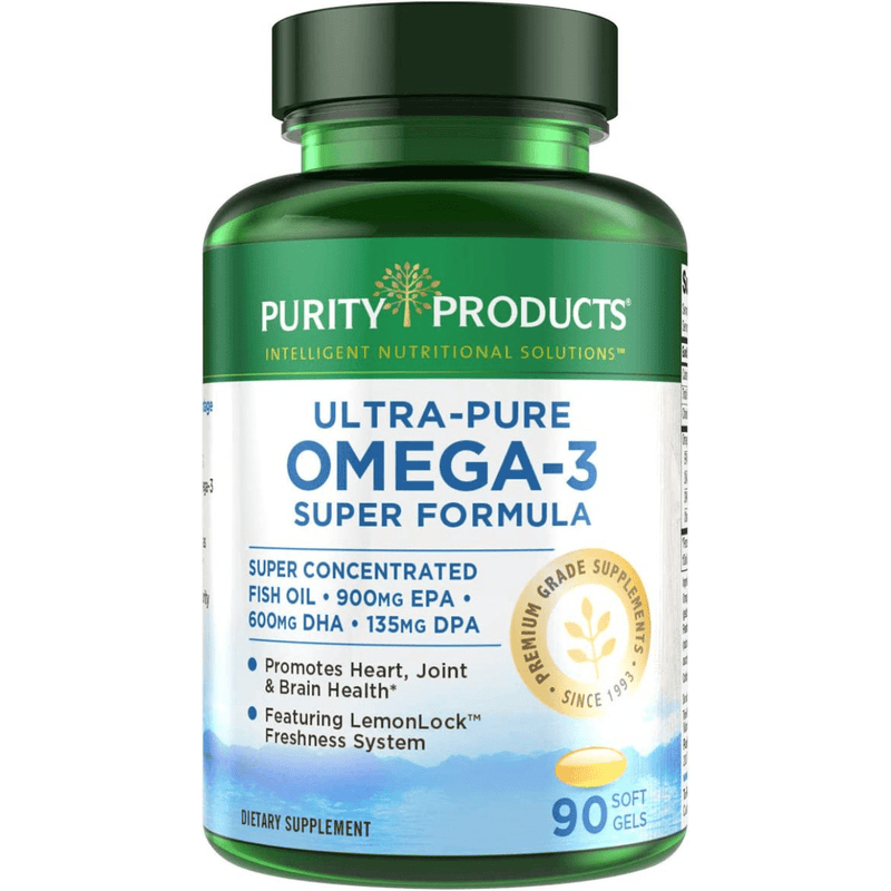 Purity Products Ultra Pure Omega 3 Super Formula - 90 Cápsulas Blandas - Puro Estado Fisico