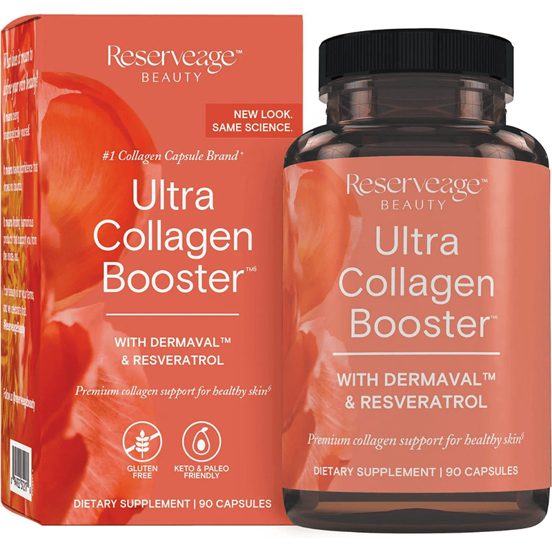 Reserveage Nutrition Ultra Collagen Booster - 90 Cápsulas - Puro Estado Fisico