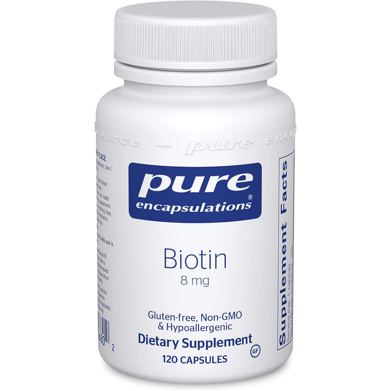 Pure Encapsulations Biotina 8 mg - Puro Estado Fisico