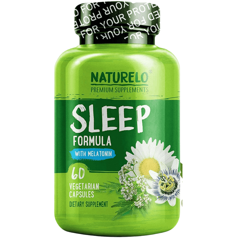 Naturelo Formula Para Ayudar a Dormir Mejor - 60 Cápsulas Vegetarianas - Puro Estado Fisico