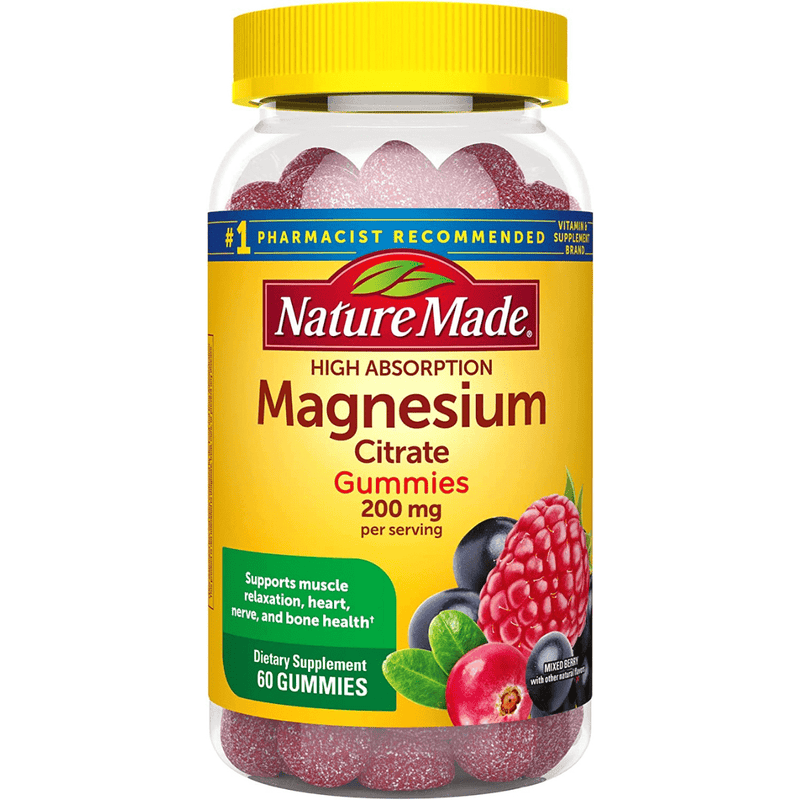 Nature Made Magnesium Citrate - Mezcla de Bayas - Puro Estado Fisico
