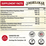 Jagielolia Glutatión Liposomal 2000 mg - 60 Cápsulas Blandas - Puro Estado Fisico