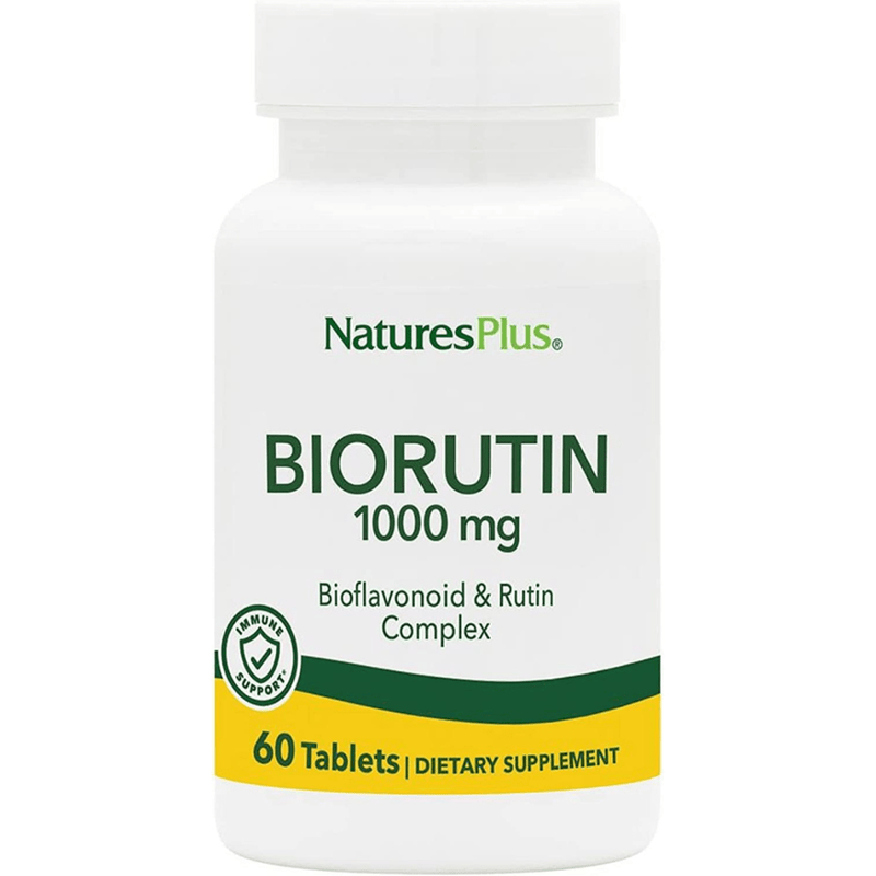 Natures Plus Biorutin 1000mg - 60 Tabletas - Puro Estado Fisico