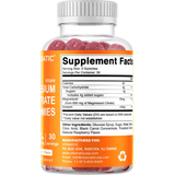 Vitamatic Citrato de Magnesio 600 mg - Frambuesa - 60 Gomitas - Puro Estado Fisico
