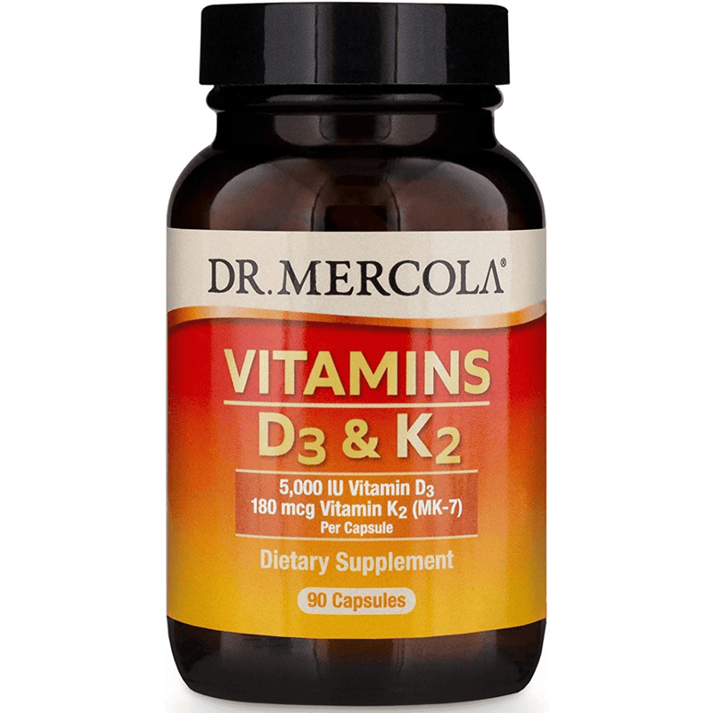 Dr. Mercola Vitamins D3 y K2 - Puro Estado Fisico