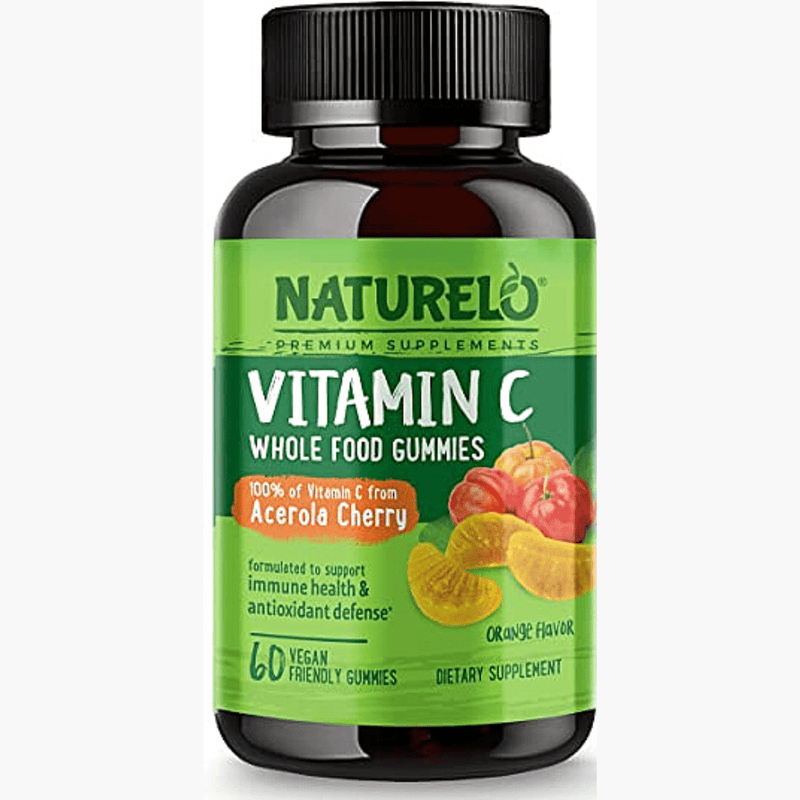 Naturelo Vitamina C 90 mg - Naranja - 60 Gomitas - Puro Estado Fisico