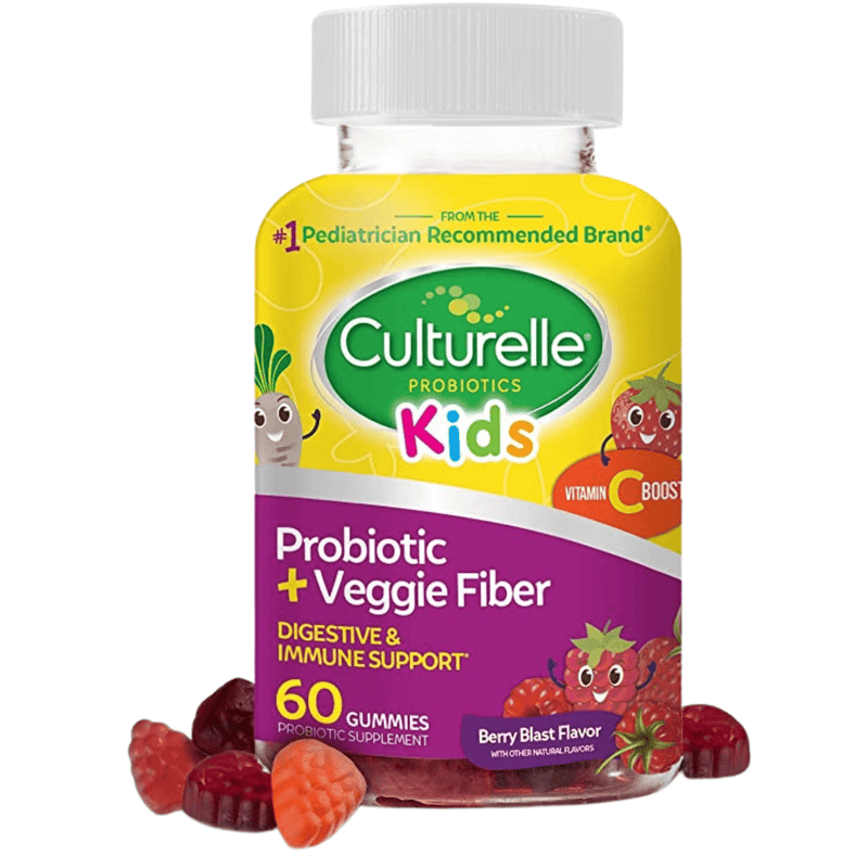 Culturelle Probiótico con Vitamina C para Niños 1 Bilion - Explosión de Bayas - Puro Estado Fisico