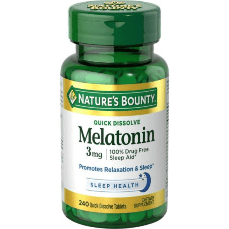 Nature’s Bounty Melatonina - 240 Tabletas - Puro Estado Fisico