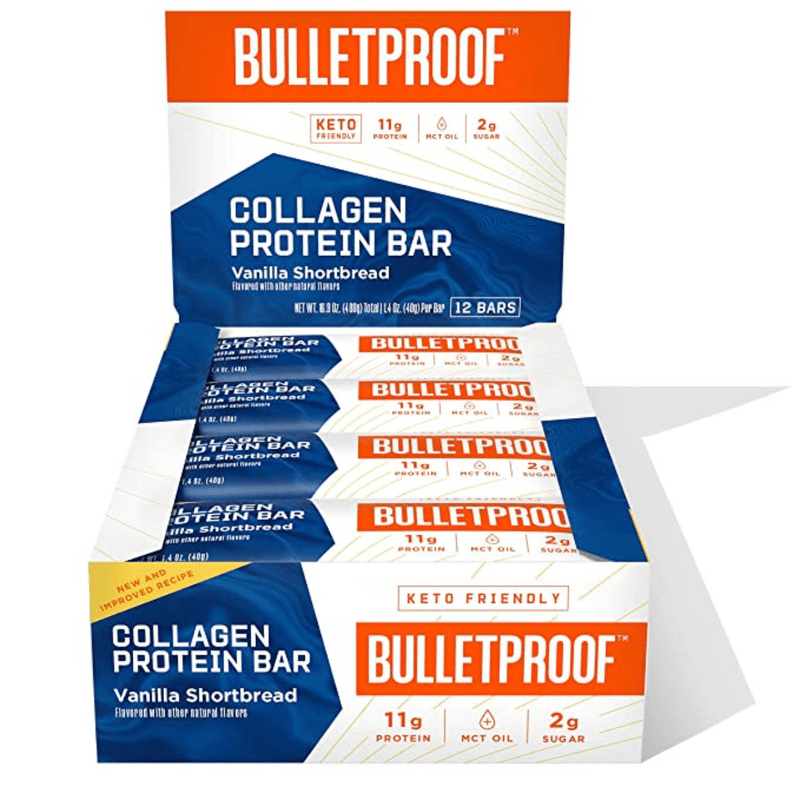 Bulletproof Proteína de Colágeno - 12 Barritas - Puro Estado Fisico