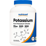 Citrato de Potasio 99 mg - 500 Cápsulas - Puro Estado Fisico