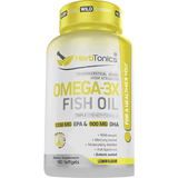Herbtonics Omega-3 Fish Oil 3750 mg - 180 Cápsulas Blandas - Puro Estado Fisico