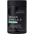 Sports Research Omega 3 Vegano - 60 Cápsulas Blandas Vegetales - Puro Estado Fisico