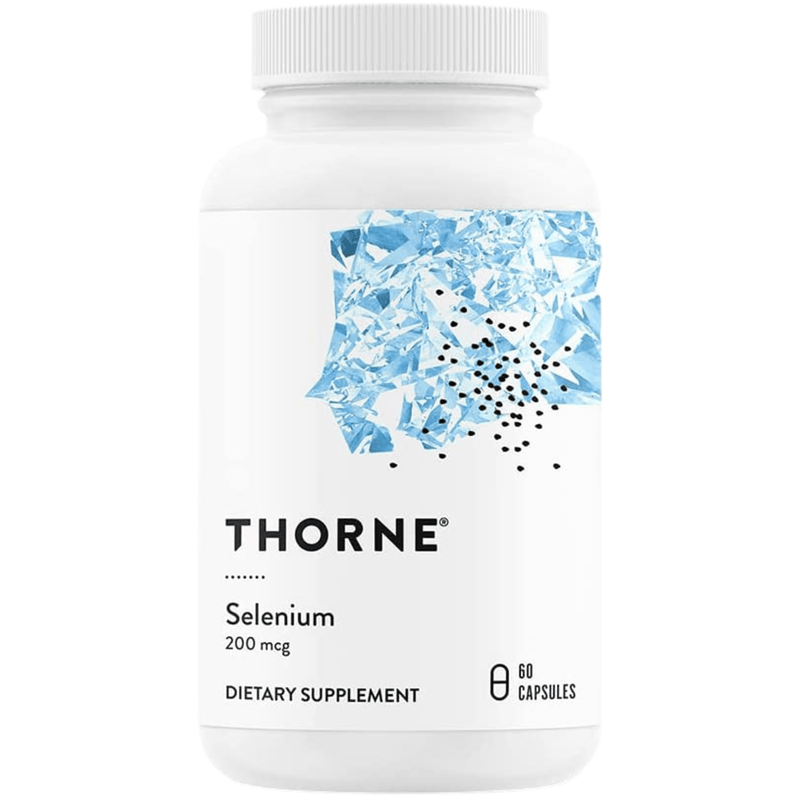 Thorne Research Selenio 200 mcg - 60 Cápsulas - Puro Estado Fisico