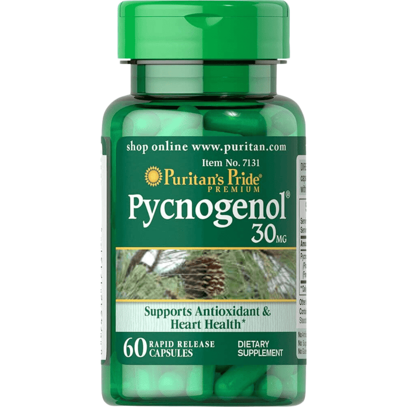 Puritans Pride Picnogenol 30 mg - Puro Estado Fisico