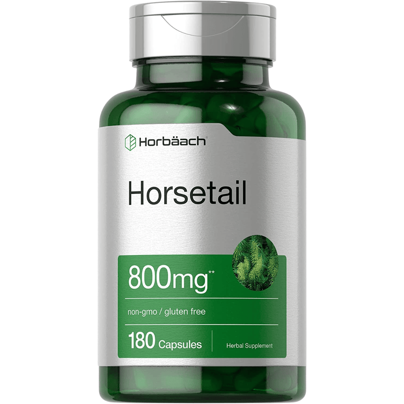 Horbaach Cola de Caballo 800 mg - 180 Cápsulas - Puro Estado Fisico