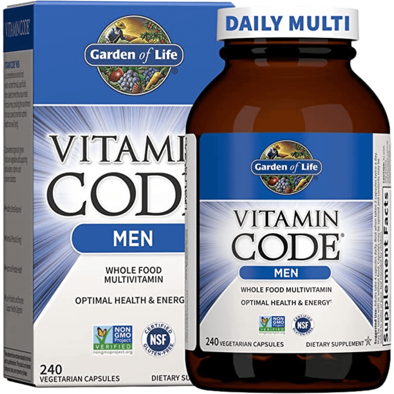Garden of Life Vitamin Code Men's Multivitamin - Puro Estado Fisico