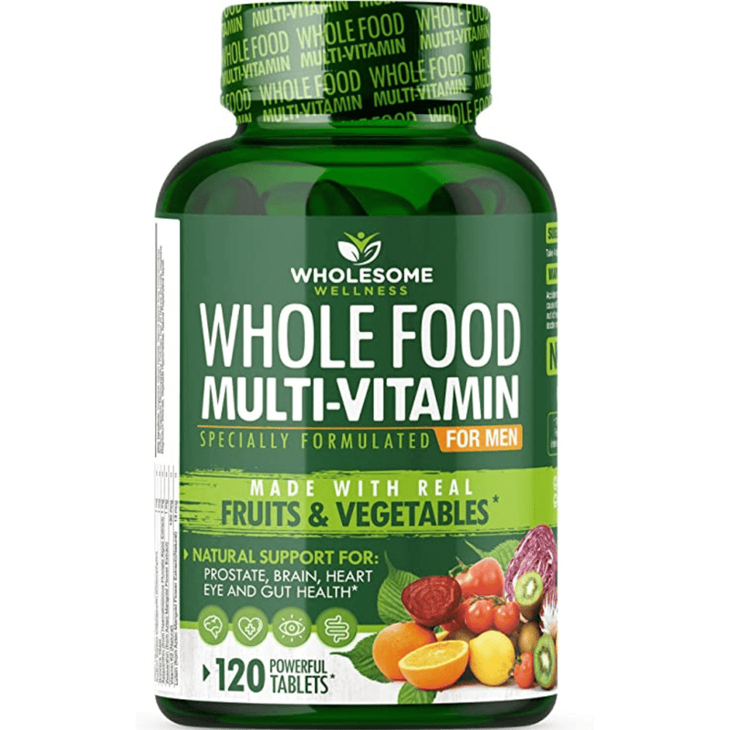 Wholesome Wellness Multivitamínico para Hombres - 120 Tabletas - Puro Estado Fisico