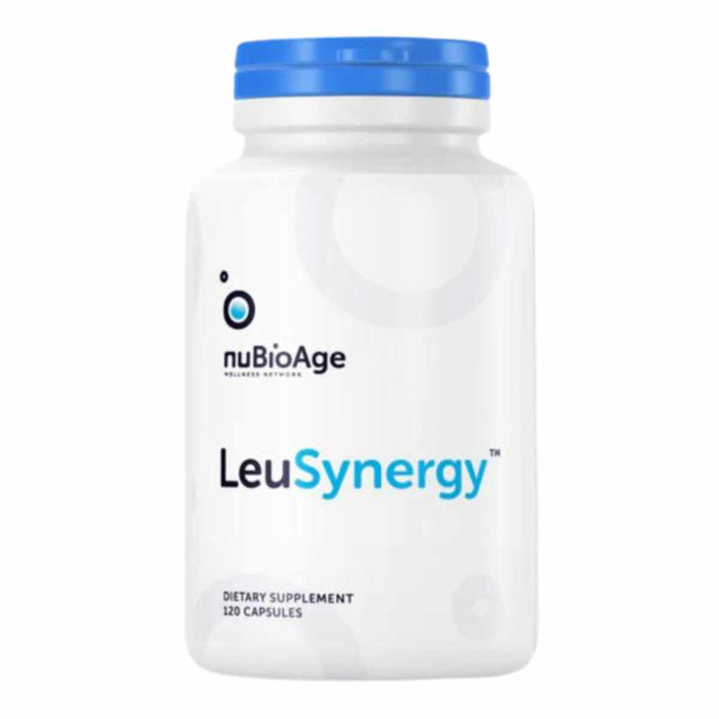 nuBioAge  LeuSynergy Para Fortalecer El Sistema Inmunológico 1000 mg - 120 Cápsulas - Puro Estado Físico