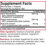 Bronson - Complejo de Trans-Resveratrol (250 mg - Cápsulas)