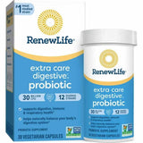 Renew Life Extra Care Probiotic 30 Billon - 30 Cápsulas Vegetarianas - Puro Estado Fisico