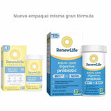 Renew Life Extra Care Probiotic 30 Billon - 30 Cápsulas Vegetarianas - Puro Estado Fisico