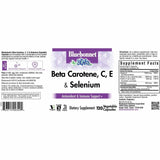 Bluebonnet Betacaroteno Con Selenio - Puro Estado Fisico