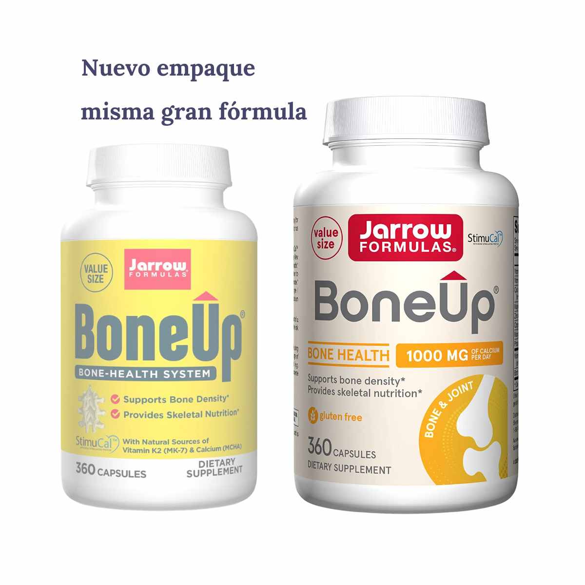 Jarrow Formulas Bone Up 360 Cápsulas Puro Estado Fisico