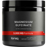 Toniiq Glicinato de Magnesio 3000 mg - 240 Cápsulas - Puro Estado Fisico