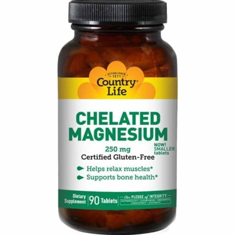 Magnesio Quelatado - 250 mg - 90 Tabletas - Puro Estado Fisico