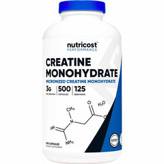 Creatina Monohidratada - 500 Cápsulas - Puro Estado Fisico