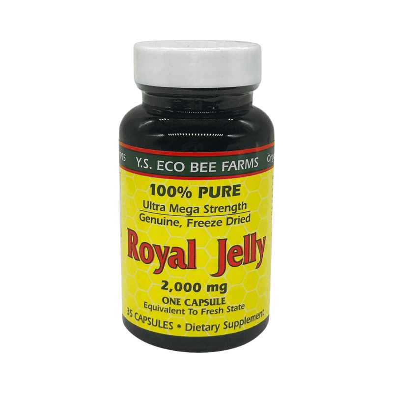  Potencia tu bienestar con Royal Jelly 2000 mg de YS Eco Bee Farms.