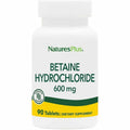 Natures Plus Clorhidrato De Betaína 600 mg - 90 Tabletas - Puro Estado Físico
