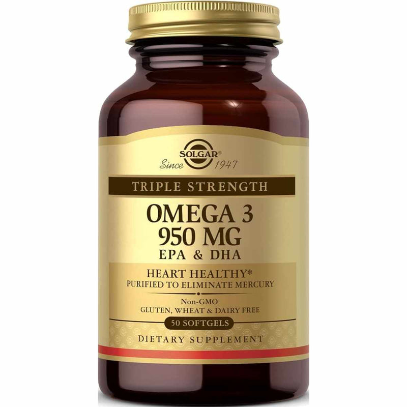 Solgar Omega 3 950 mg - 50 Cápsulas Blandas - Puro Estado Físico