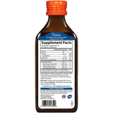 Carlson Aceite de pescado 1600 mg - Sabor Naranja - 200 ml - Tabla Nutricional - Puro Estado Físico