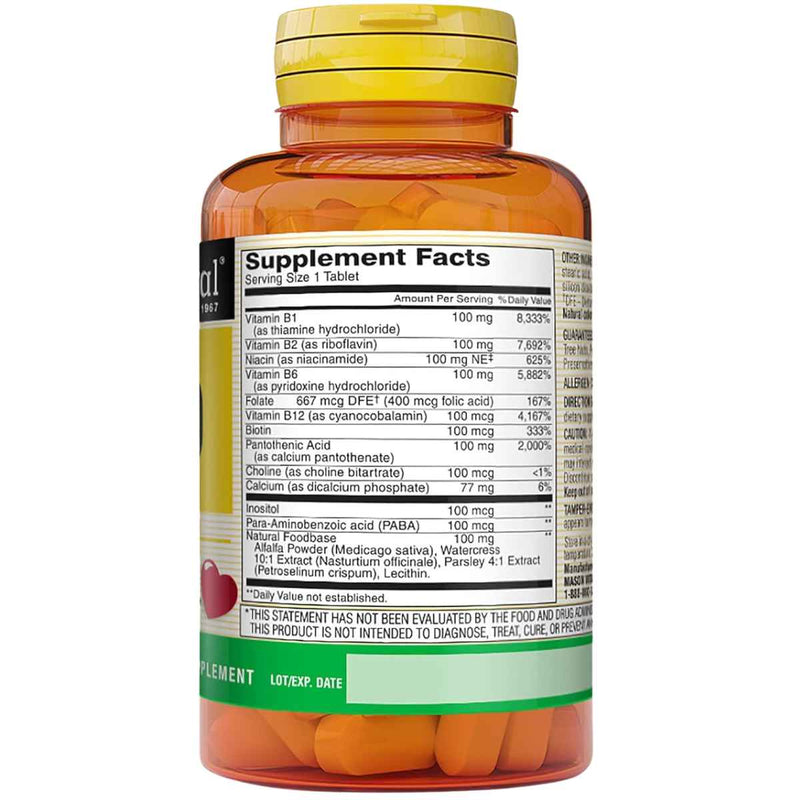 Mason Natural Ultra B-100 Complex - 60 Tabletas