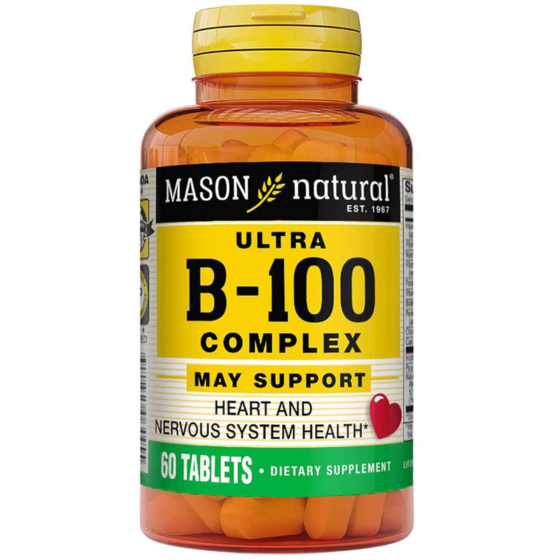 Mason Natural Ultra B-100 Complex - 60 Tabletas