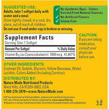 Nature Made Vitamina B12 1000 mcg - 90 Cápsulas Blandas - Tabla Nutricional - Puro Estado Físico