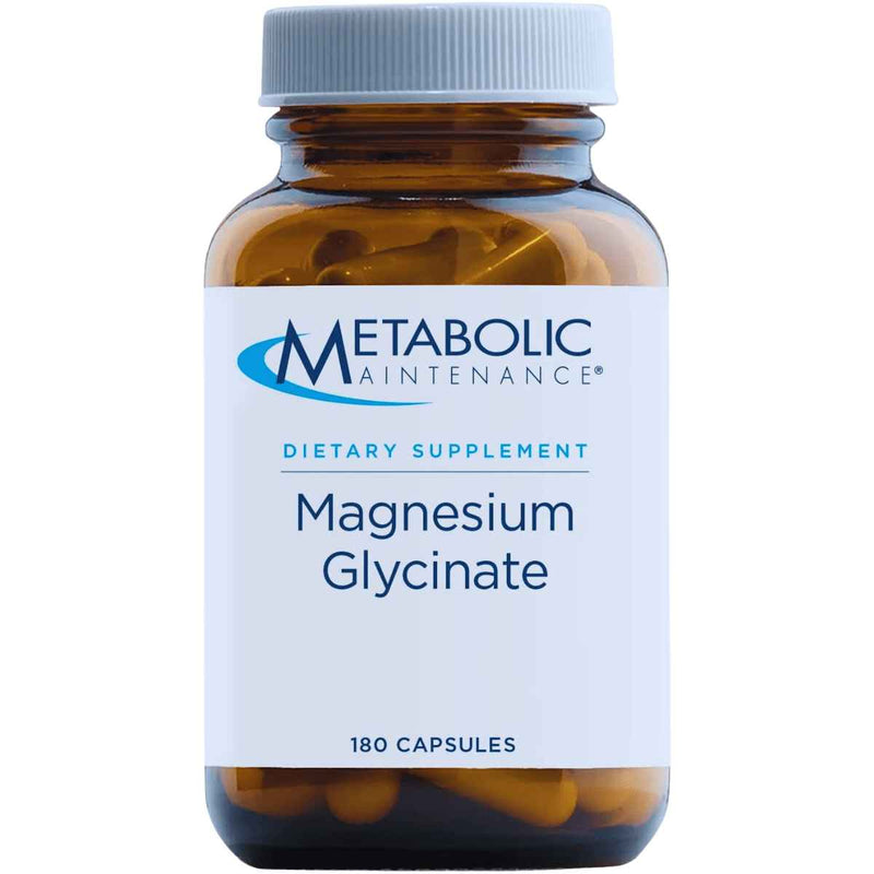 Metabolic Maintenance Glicinato de Magnesio - 180 Cápsulas - Puro Estado Físico