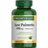 Nature’s Bounty  Saw Palmetto  450 mg - 250  Cápsulas - Puro Estado Físico